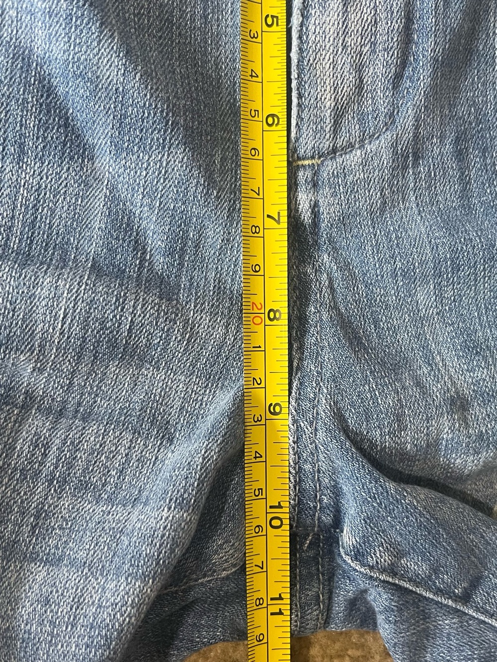Pilcro & The letterpress high-rise jeans Sz 32 Floral Painted Denim - Picture 10 of 10